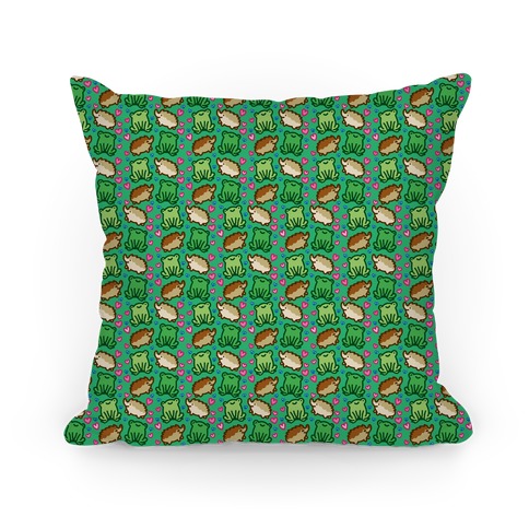 Frogs and Hogs Pillow