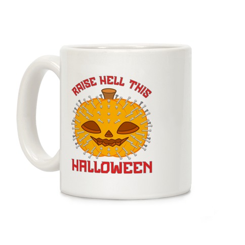 Hellraiser Pumpkin Pinhead Coffee Mug