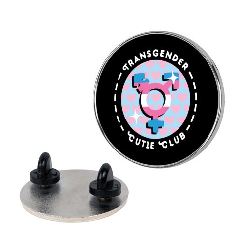 Transgender Cutie Club Patch Pin
