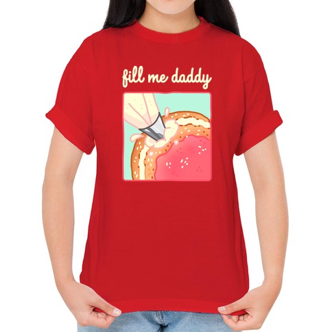  Funny Dirty Pun Fill Me Daddy Donut Naughty Gift for