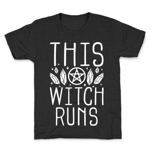 This Witch Runs Kids T-Shirt