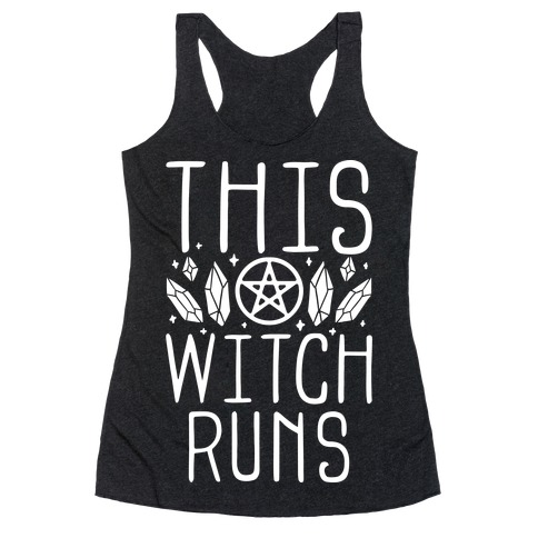 This Witch Runs Racerback Tank Top