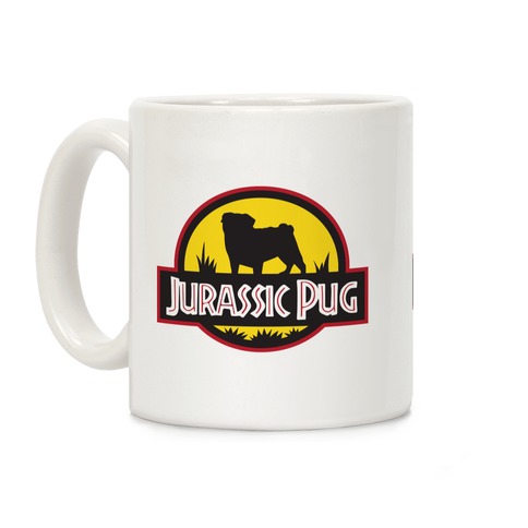 Jurassic Pug Coffee Mug