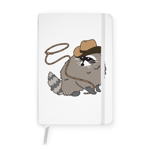 Cowboy Raccoon Lasso Notebook