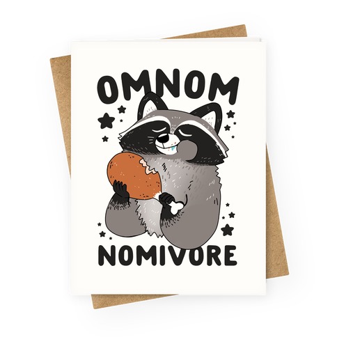 Omnomnomivore Greeting Card