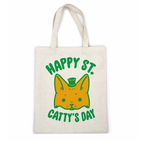 Happy St. Catty's Day Casual Tote