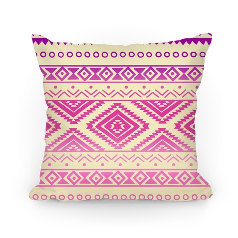 Aztec Ombre Pattern Pillow