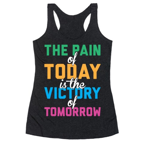 Pain And Victory Racerback Tank Top
