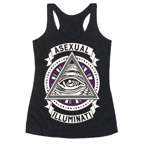 Asexual Illuminati Racerback Tank Top
