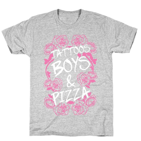 Tattoos Boys & Pizza T-Shirt