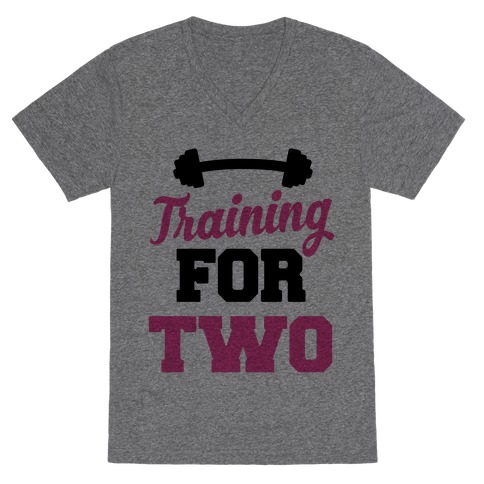 Training For Two V-Neck Tee Shirt