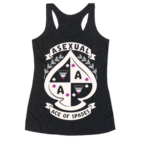 Asexual Crest Racerback Tank Top