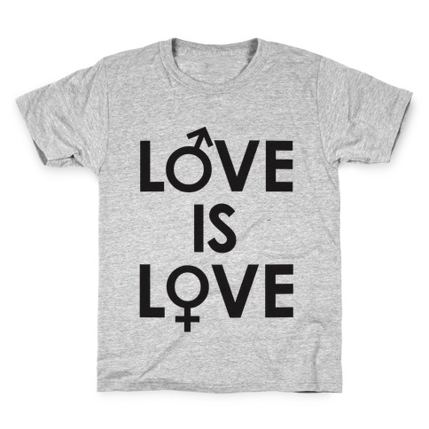 Love is Love (equality design) Kids T-Shirt
