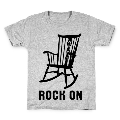 Rock On Rocking Chair Kids T-Shirt