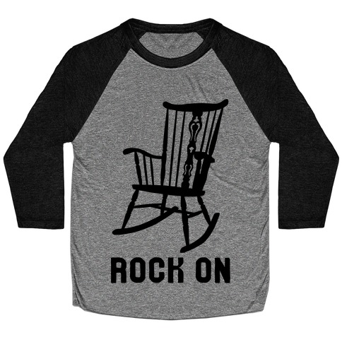 Rock On Rocking Chair Baseball Tee