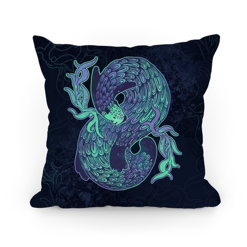 Swirling Wave Otter Pillow