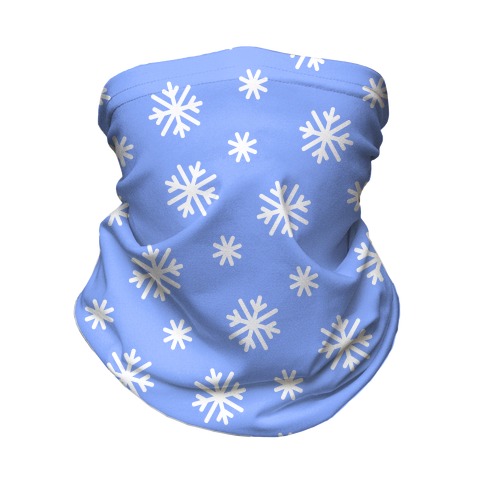 Snowflake Pattern Neck Gaiter