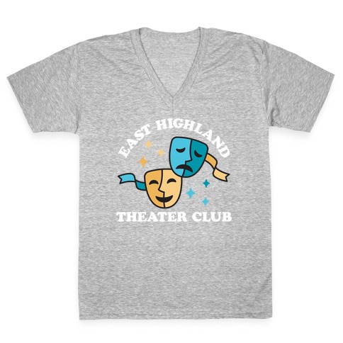 East Highland Theater Club V-Neck Tee Shirt