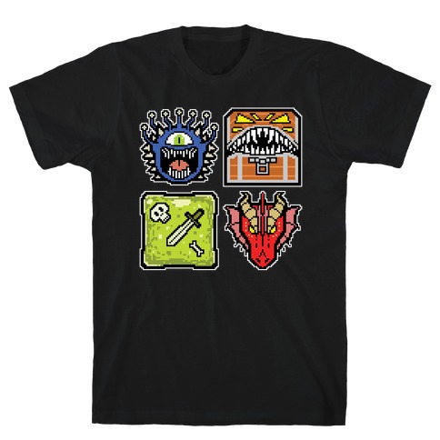 Pixel DnD Monsters T-Shirt