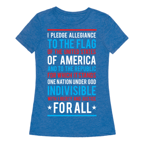 Pledge of Allegiance - T-Shirt - HUMAN