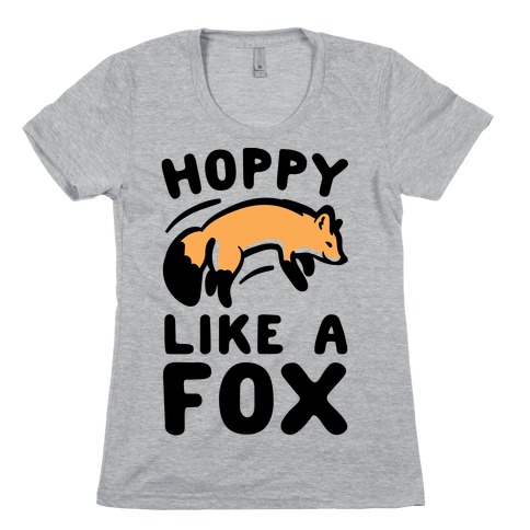 Hoppy Like A Fox Womens T-Shirt