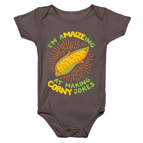 A-maize-ing Corny Jokes Baby One-Piece
