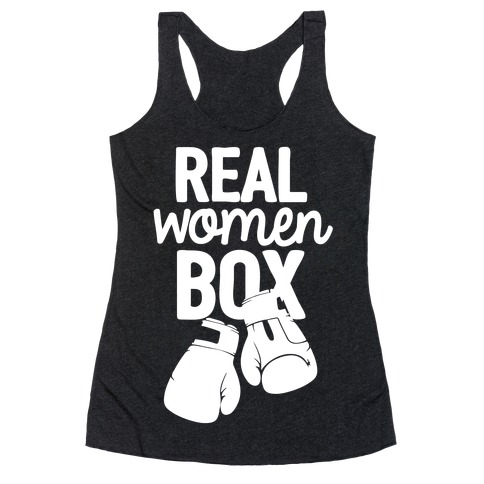 Real Women Box Racerback Tank Top