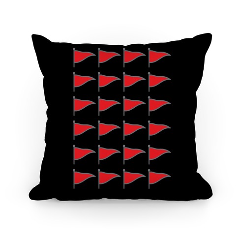 Red Flags Pillow