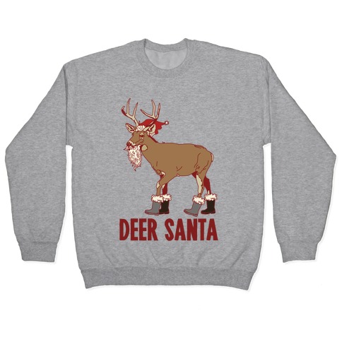 Deer Santa Pullover