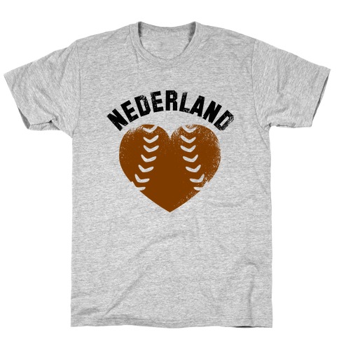 Nederland Baseball Love (Baseball Tee) T-Shirt