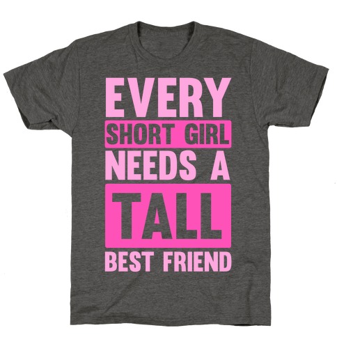 Vochtig moeilijk Tol Short Girl BFF T-Shirts | LookHUMAN