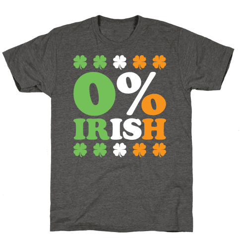 im 100 percent american 75 percent irish shirt