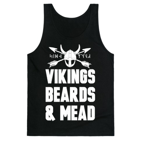 Vikings, Beards, & Mead Tank Top