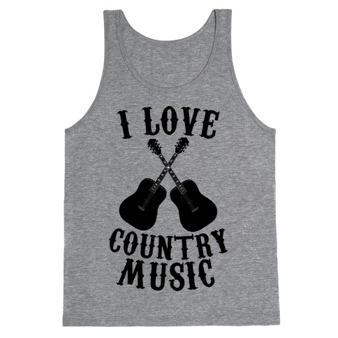I Love Country Music Tank Top