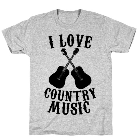 I Love Country Music T-Shirt