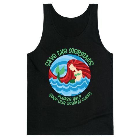 Save The Mermaids Tank Top