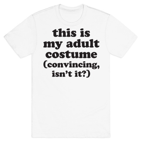 Adult Human Halloween Costume T-Shirt