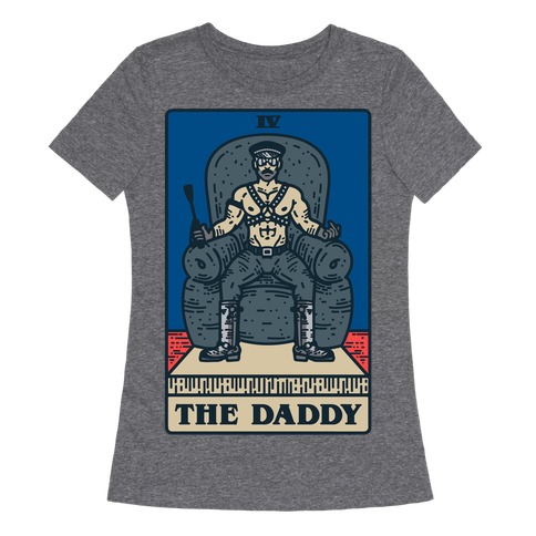 The Daddy Tarot Card Parody Womens T-Shirt