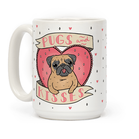 Pugs And Kisses - Mugs - HUMAN