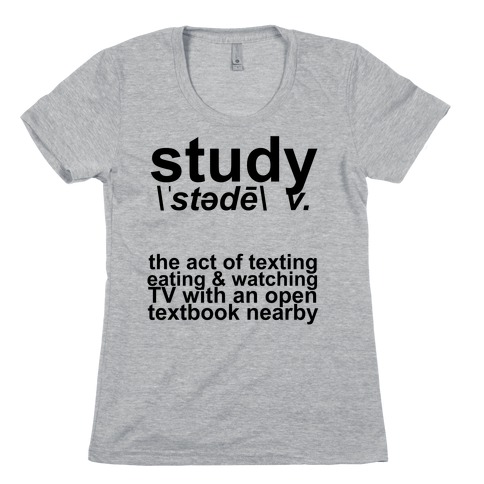 Study Definition Womens T-Shirt