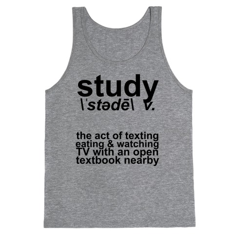 Study Definition Tank Top