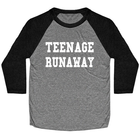 Teenage Runaway Baseball Tee