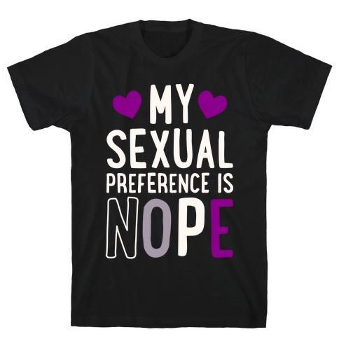 LookHUMAN My Sexual Preference Is Nope White 11 Ounce Ceramic Coffee Mug 