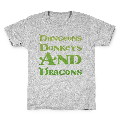 Dungeons, Donkeys and Dragons Kids T-Shirt