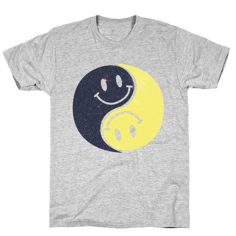 Smiley Yin Yang T-Shirt