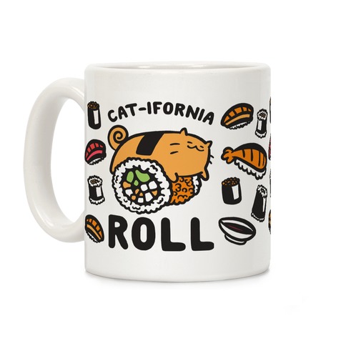 California Cat Roll Coffee Mug