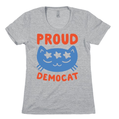 Proud Democat Womens T-Shirt