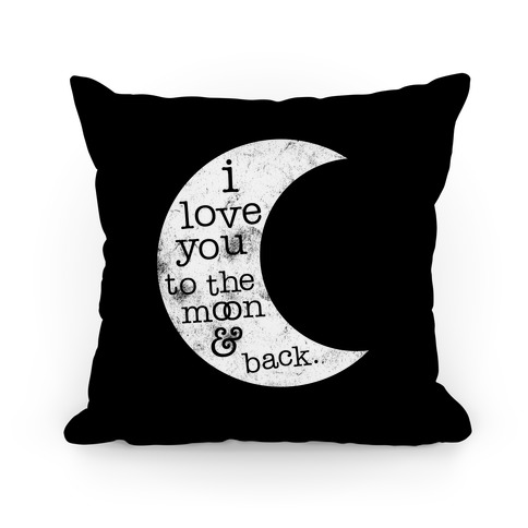 I Love You To The Moon Pillow