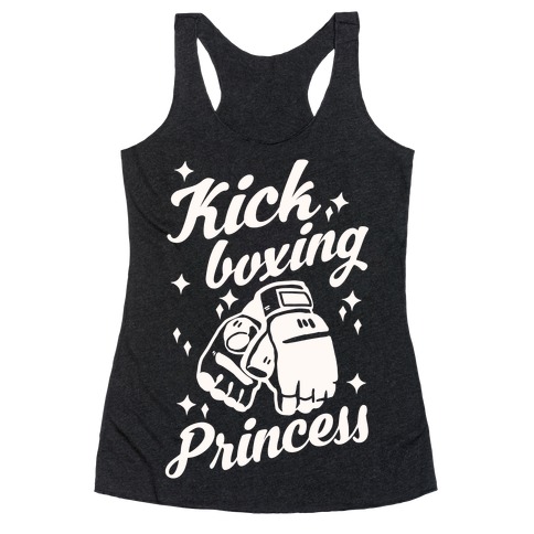 Kickboxing Princess Racerback Tank Top