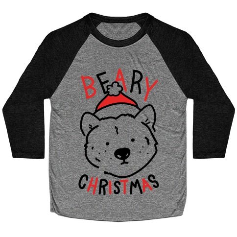 Beary Christmas Baseball Tee